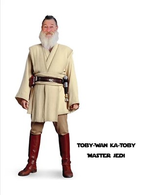 Join Jedi Toby-Wan Ka-Toby for a Jedi Adventure